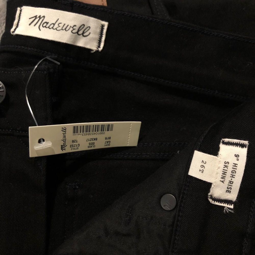 Madewell 9" High-Rise Skinny Jeans Tall - Picture 3 of 4